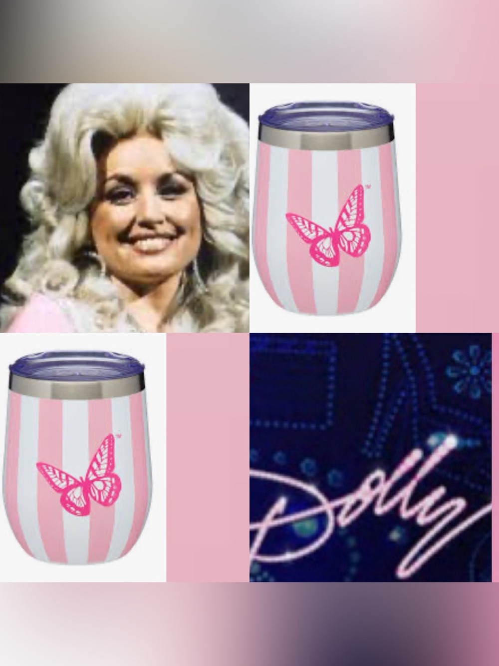 Dolly Parton limited edition wine tumbler